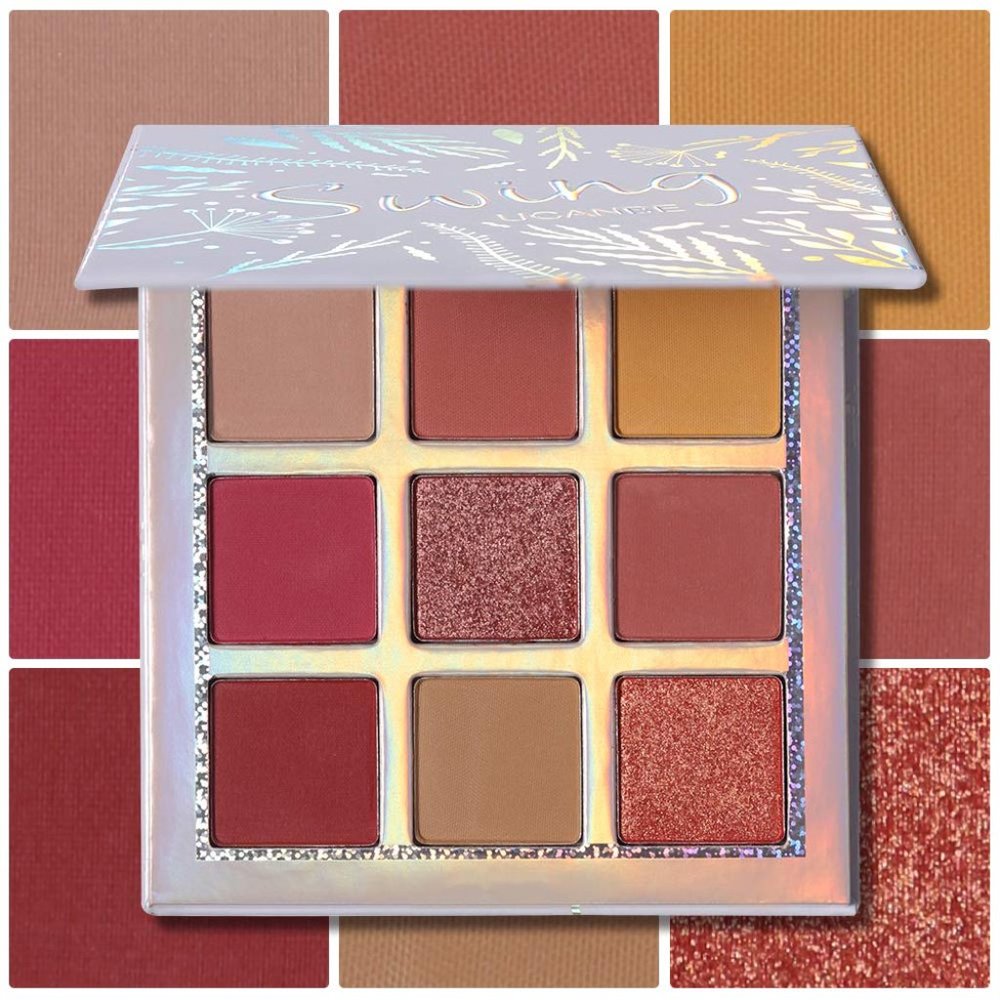 UCANBE 9 DIFFERENT COLORS OF EYESHADOW PALETTE
